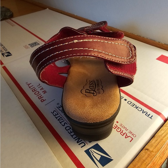 BASS UEC Womens Sandals Size 9 Red Tabitha Comfort
Sandals Black Sole - Picture 14 of 16